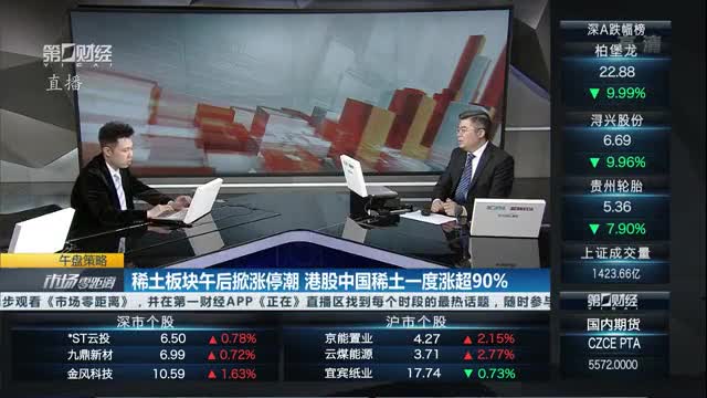 盘中必读|今日公52股涨停，沪指震荡收涨0.50%，稀土概念集体走强|界面新闻 · 证券